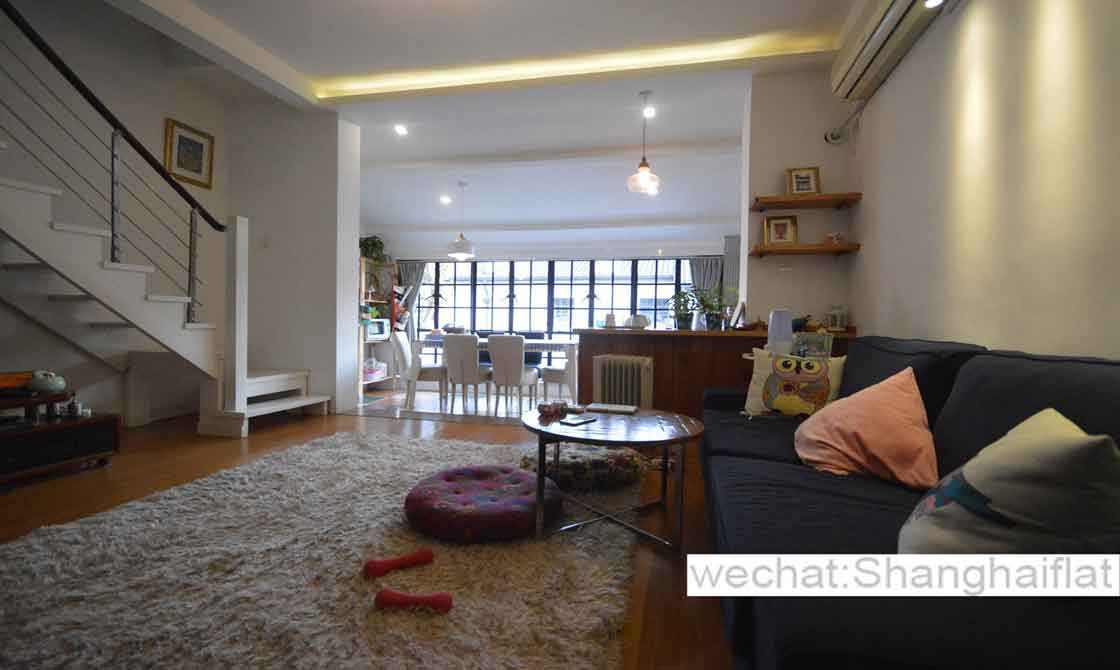 Bright 1+1br lane house in Taiyuan Lu/Former French Concession