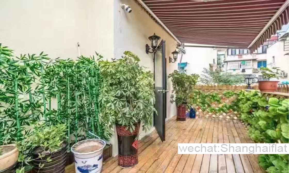 2+1br aparment with personal patio at Yueyang rd/Yongjia rd/French Concession